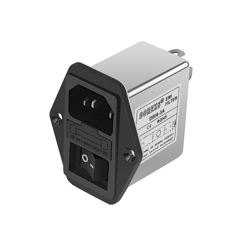 DBI6 | Single-Phase IEC EMI Filter | 1A–10A | DOREXS